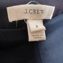 J.Crew SALE! Navy  Pleated Mini Skirt Size 2 NWOT Photo 4