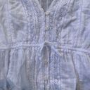 American Eagle White Lacy Top Photo 4