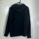 Adidas  hoodie, women’s medium, three stripe, logo, pull over some pilling Photo 5