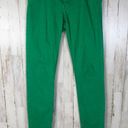 Guess  Skinny Ankle Zipper Jeans Green Bling Pants Photo 4