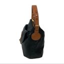 Lauren by Ralph Lauren "Asher" Hobo Black Tumbled Leather Shoulder Bag Photo 2