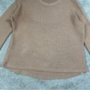 Lululemon  Women’s Easy Embrace Long Sleeve Chunky Sweater Knit Beech Wood Size L Photo 6