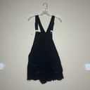 American Eagle  Black Overalls Shorts Photo 1