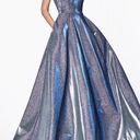 Cinderella Divine Royal Blue Metallic Dress Photo 0