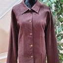 Nordstrom  Women's Brown Viscose Single Breasted Long Sleeve Blazer Coat Size XL Photo 0