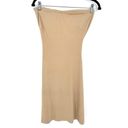 Spanx  Women's Natural Simplicity Strapless Full Slip Shapewear Cream Tan Large Photo 2