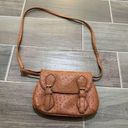 Boho western satchel crossbody purse bag in brown Photo 0