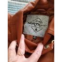 Krass&co Boundless North North&. Womens Faux Leather Moto Jacket Cognac Brown Size M Photo 5