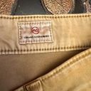 AG Adriano Goldschmied AG the quinne coated high waisted crop flare jean mustard gold size 31 Photo 9