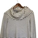 French Connection  Womens Cowl Neck Sweater M Striped Workwear Neutral Minimalist Photo 3