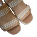 Sorel  Womens 9 Joanie III Wedge Slide Sandal in Honest Beige & Chalk NEW Photo 6