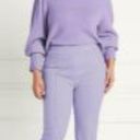 Hill House  Straight Leg The Clare Pant Lavender Size Large Photo 3