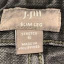 J.Jill Women's  Charcoal Faded Black Slim Leg Stretch Jeans Size 6 GUC #7930 Photo 8