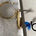 Belk Gold Plated Hoop Earrings Photo 1