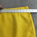 CAbi  Womens Skirt Size 8 Yellow Pencil Mini Boho Chic Career Mature Lagenlook Photo 2