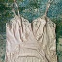 Vassarette Vintage  Satinessence nude lace cami, size 36 Photo 0