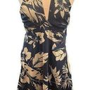 Ralph Lauren Size 8 blue floral 100% silk sleeveless dress cocktail date night Photo 0