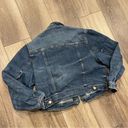 Vervet  by Flying Monkey denim balloon puff sleeve trucker denim jacket small Photo 6