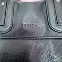 Longchamp  Cosmos‎ Grained Leather Zipper Top large Bowler bag Photo 11