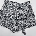 Lou & grey Lou & Gray Print Paper Bag Waist Shorts Black and White Size XS Photo 1