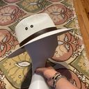 Nicol International Yute Fedora Panamá Western Cowboy Straw Natural Hat Size L handcrafted coastal festival vacation beach unisex accessories Preppy Vacation White Photo 2