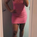 Francesca's Pink Strapless Dress Photo 1