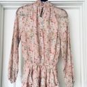 Yumi Kim  Flower Mini Ruffle Dress in Eden Blush Floral Medium NWT Retail $238 Photo 3