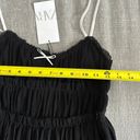 ZARA New  Black Baby Doll Romance Mini Dress Size M Photo 9