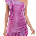 Metallic Purple Dress Size M Photo 0