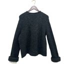 ALLSAINTS  Kalk Gray Layered-Look Sweater Cropped Cable Knit Women’s Size S Photo 4