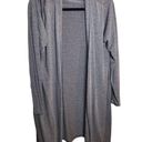 Gilligan and O’malley Gilligan & O'Malley Gray Cardigan Size Small Neutral Layering Long Photo 0