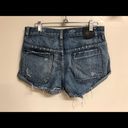 One Teaspoon 1T Denim Distressed Frayed Jean Shorts, 26 Photo 5