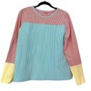 Lands'End Lands’ End Mixed Stripe Long Sleeve Rash Guard New Photo 5