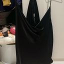 ZARA black  crop top cowl neck Photo 0