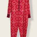 One Piece Hearth & Hand Magnolia  Pajamas Unisex Adult Red & White “Snowflake” XL Photo 1