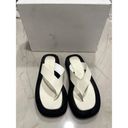 The Row  Ginza Thong Sandals in Natural & Black 36.5 With Box Womens Flip Flops Photo 4