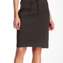 Vince  Scuba Drawstring Pencil Skirt Photo 8