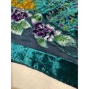 Decorated Originals Scarf with Fring Crushed Velvet Peackcok and Floral … Photo 8