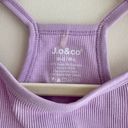 Krass&co J.o& Light Support Seamless Rib Knit Tank Top, Lilac/Lavender Tank, Size M-L Photo 8