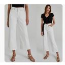 AG Adriano Goldschmied Rosie workwear wide leg crop jeans AG Adriano Goldschmeid Size 26 Cream Photo 10