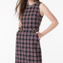 J.Crew NWT  Belted Sheath Dress in Red Green Multi Black Steward Tartan Dress 8 Photo 6