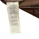 Frame  Le Sylvie Coated High Rise Slender Straight Jeans Dark Chocolate Brown 29 Photo 10