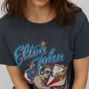 Daydreamer  Elton John Rocket Man Boyfriend Tee Vintage Black Small DT101 Photo 2