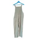 Anself women's tan overalls size large Photo 1