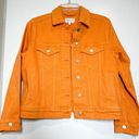 Rails  Mulholland Denim Jean Orange Jacket Womens Size S Photo 0