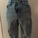 Good American distressed denim shorts Sz 0/25 Photo 0