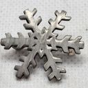 Krass&co Vintage AJR . Pewter Snowflake Brooch Photo 0