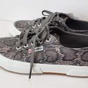 Superga  2750 - Faux Snake Grey Sneaker- Size 6 Photo 0