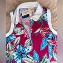 Tommy Bahama  Golf Tropical Print Collared Sleeveless Top‎ Women’s XS NWT Photo 2