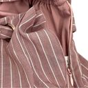 superdown Revolve  Angela Wrap Tie Romper in Pink Stripe Women’s Size M Photo 8